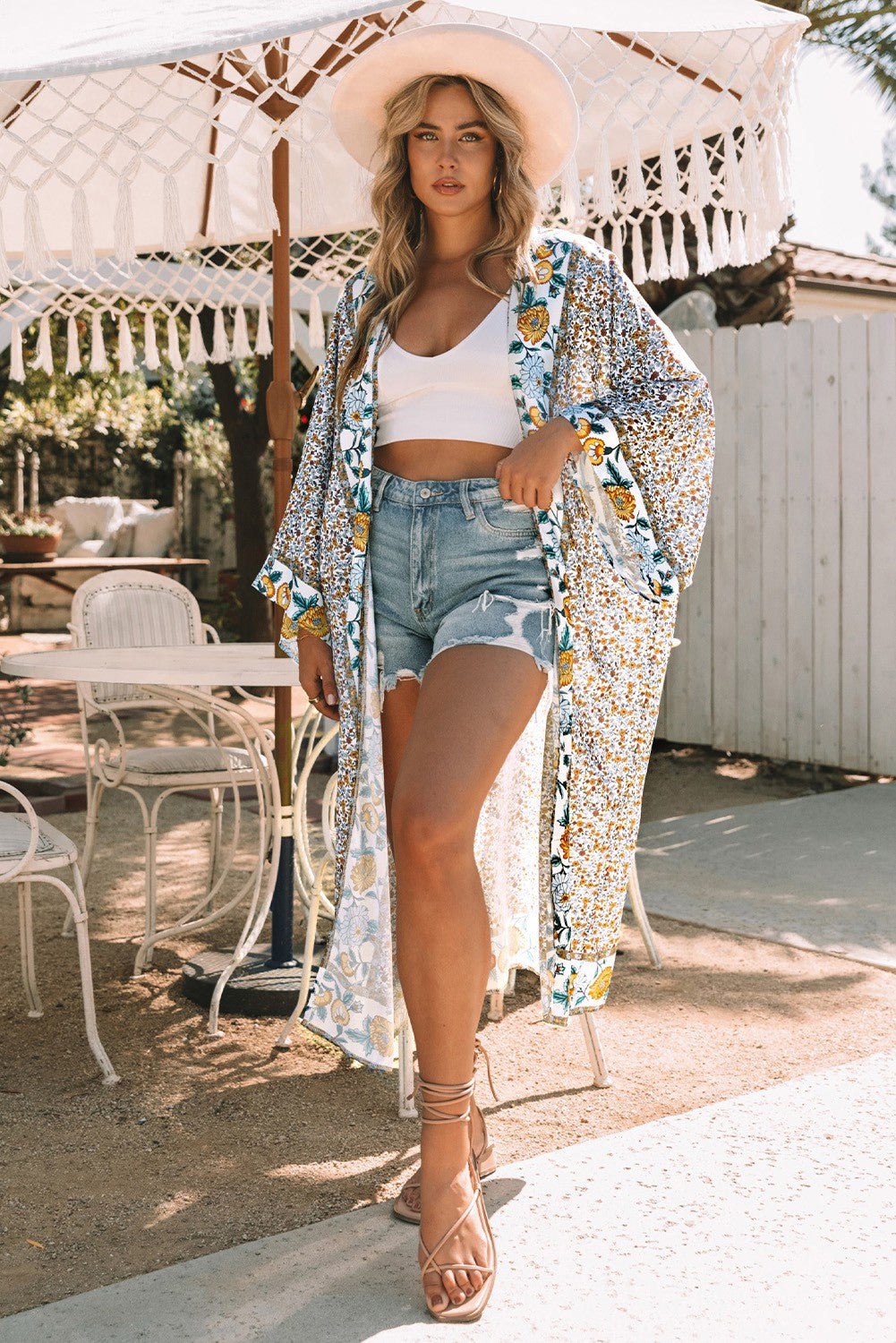 Floral Loose Kimono