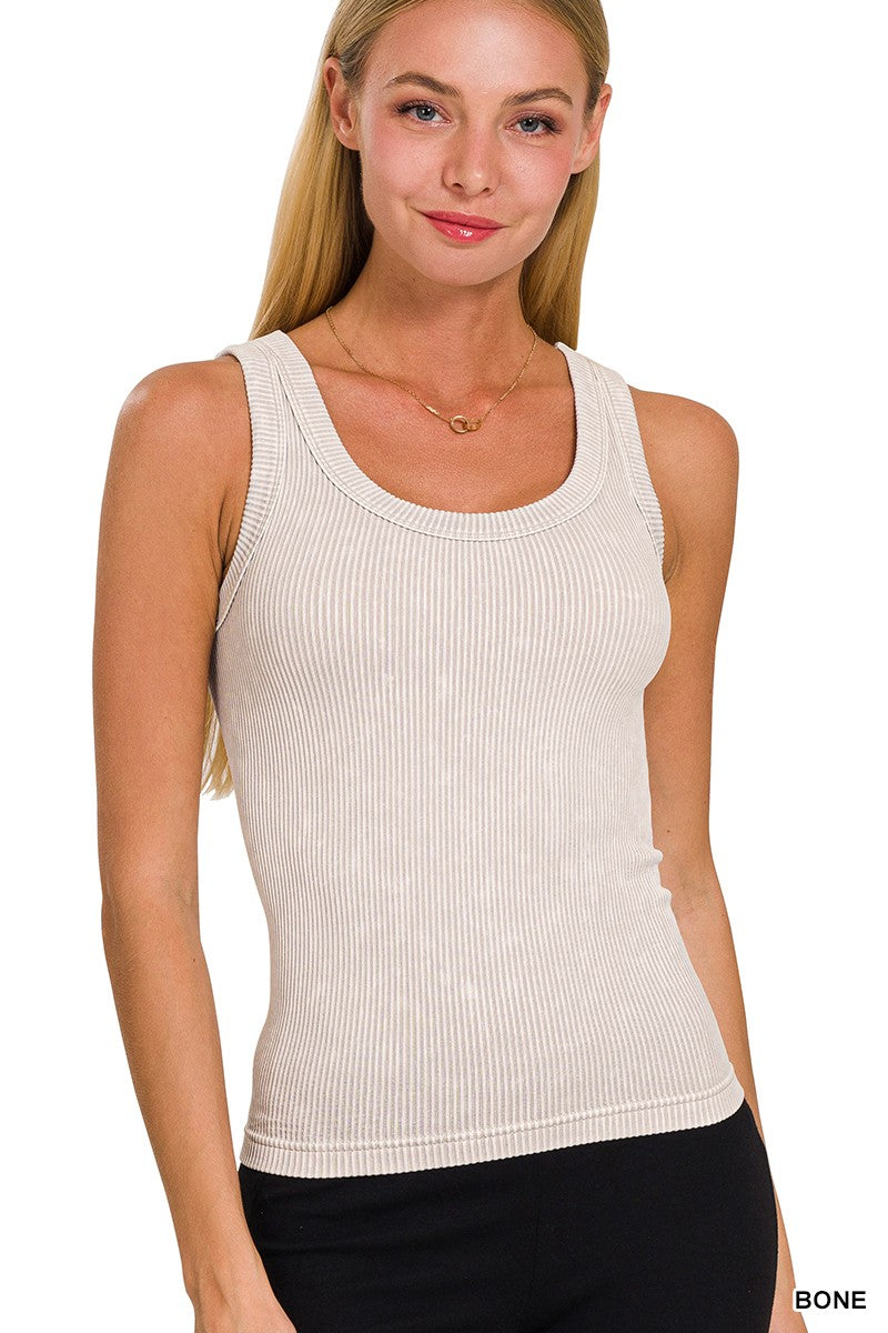 Grey Zenana Tank-Top