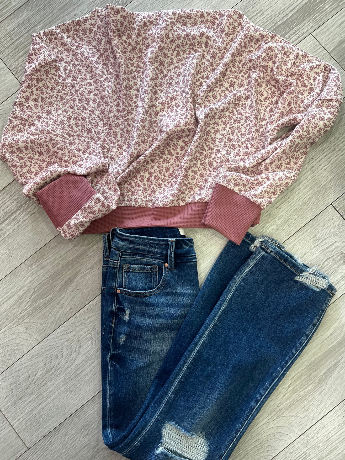 Ditsy Floral One Shoulder Top