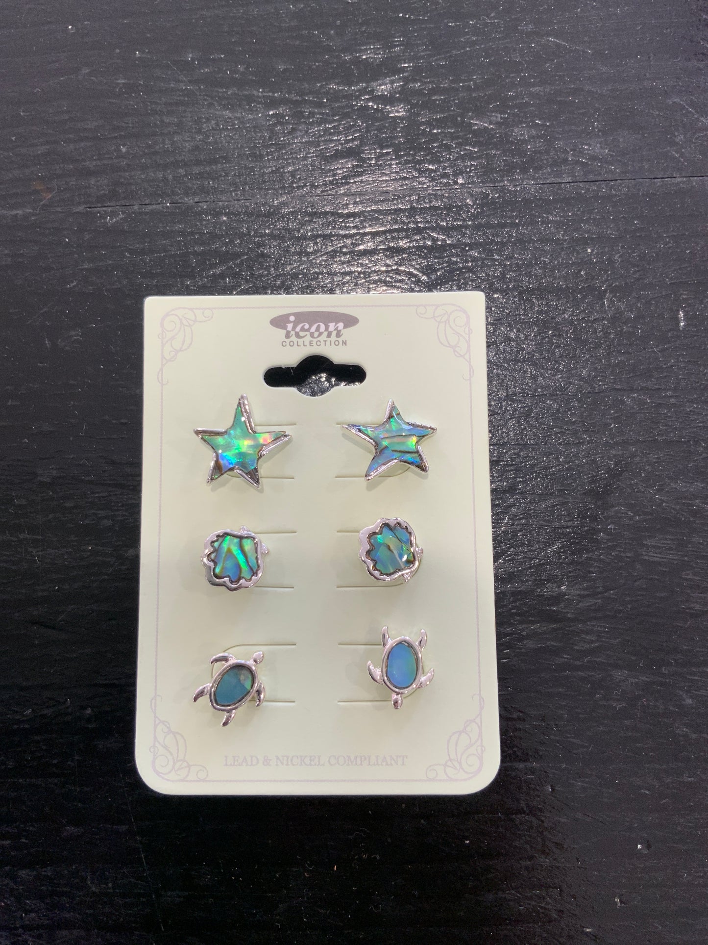 3 Pack of Beach Studs