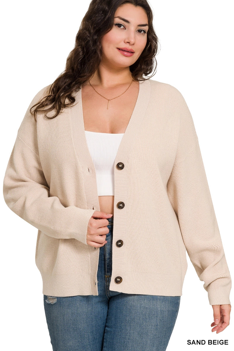 Curvy Button Cardi