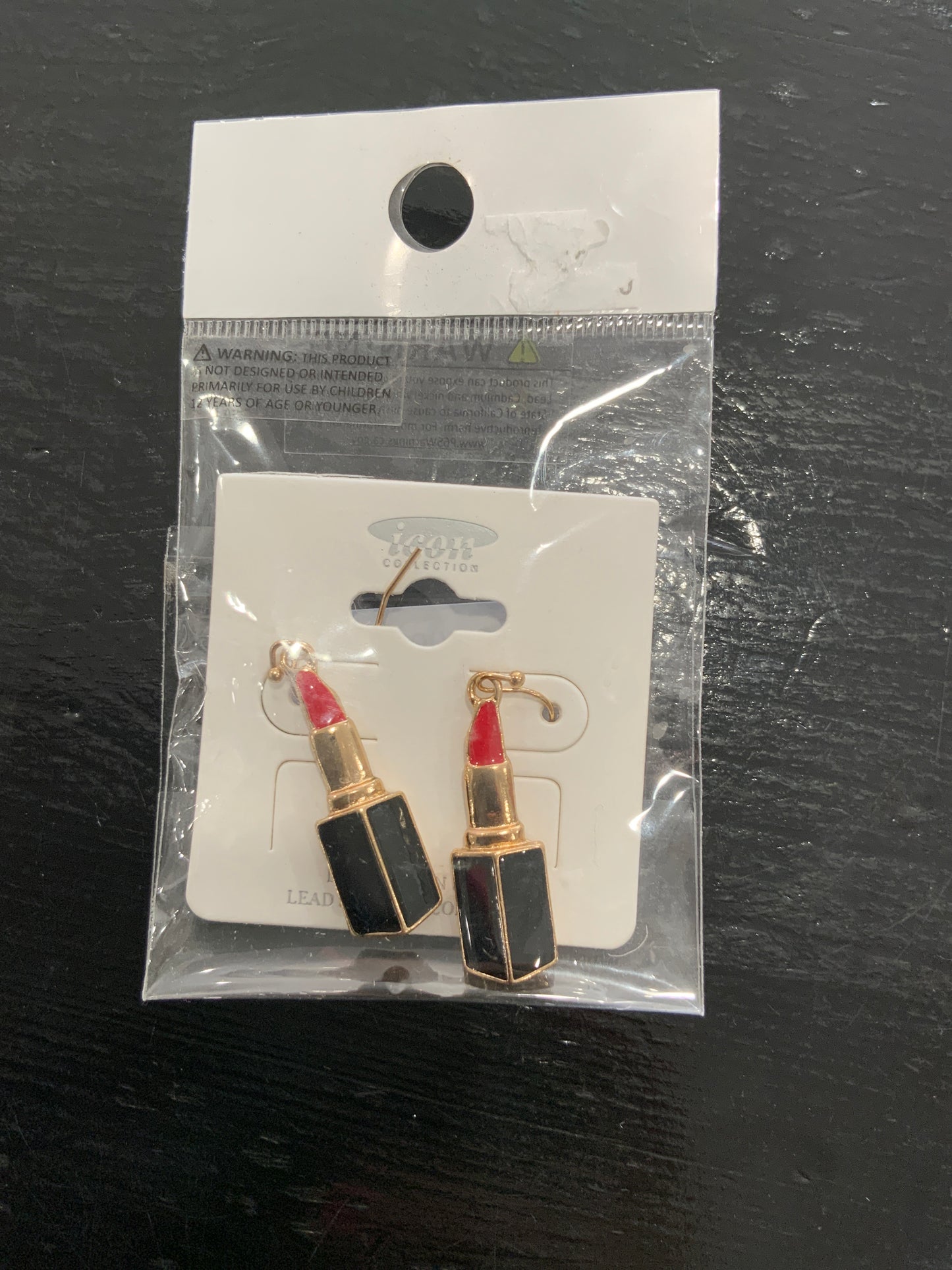 Lipstick Earrings