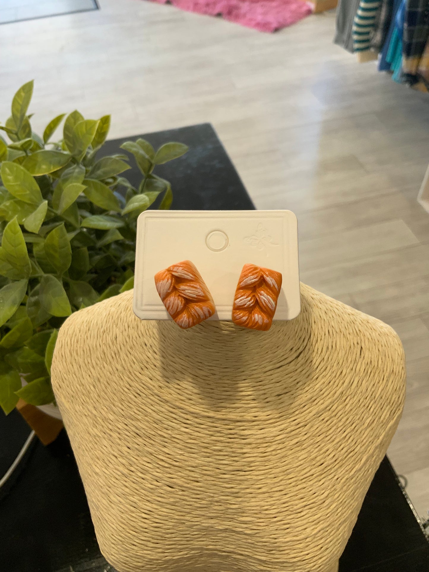 Bread/Croissant Earrings