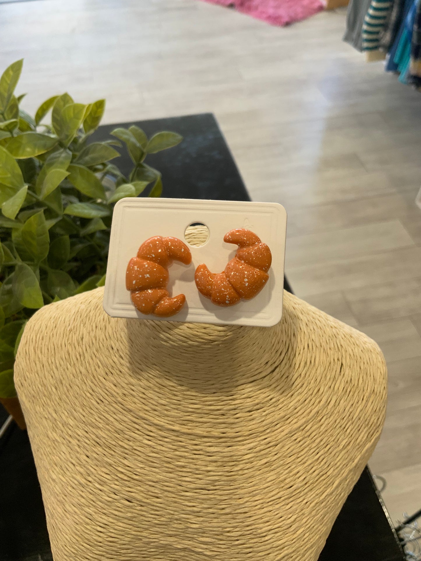 Bread/Croissant Earrings