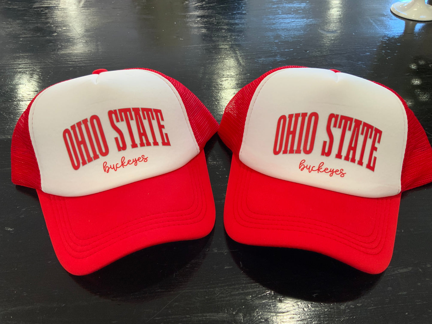 Red Ohio State Trucker Hat