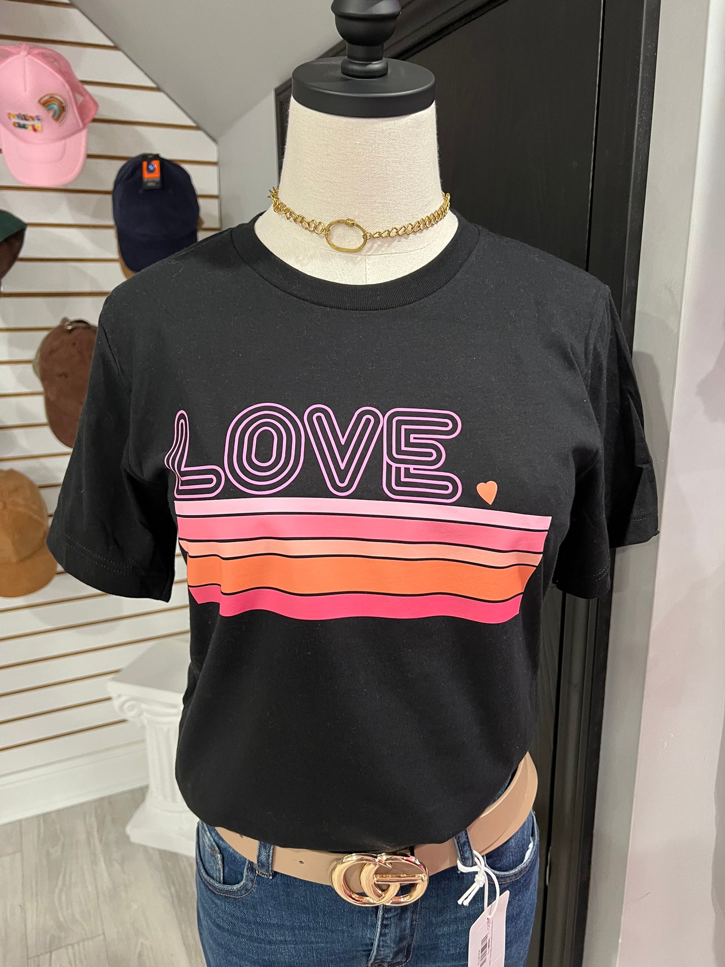 Love Retro Stripe Tee