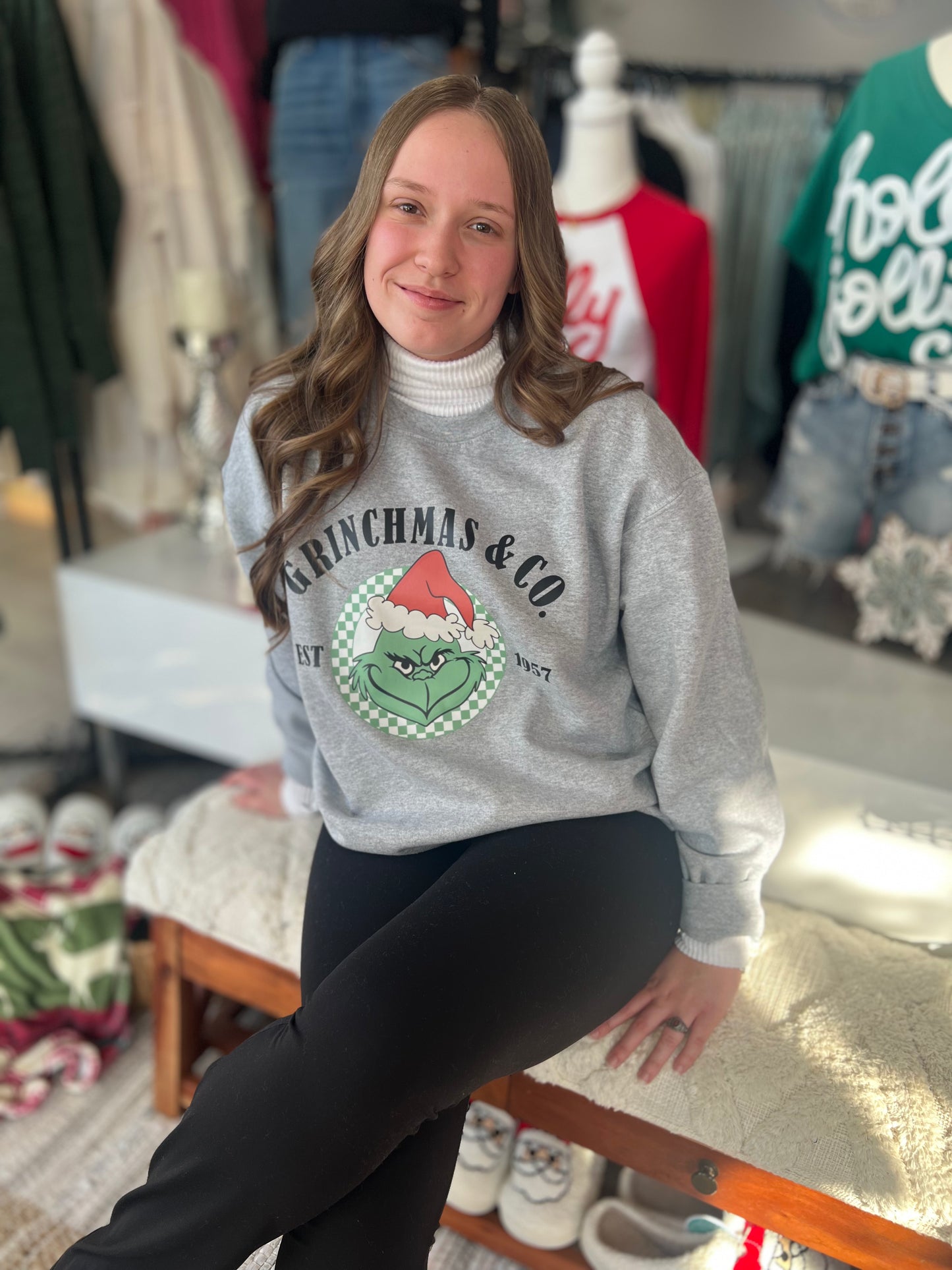 Grinchmas Co Crewneck