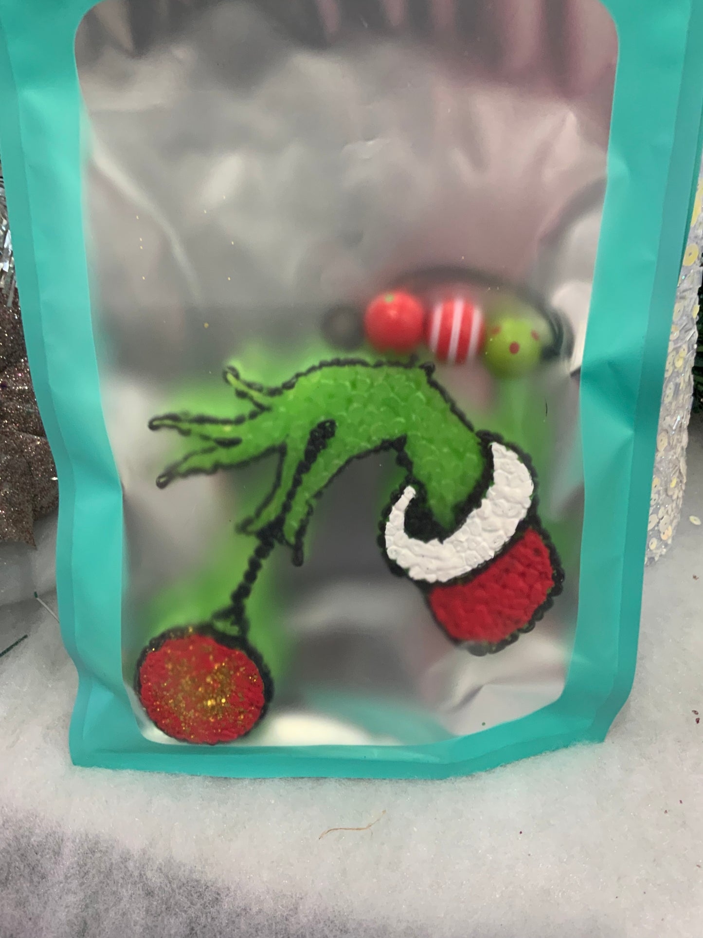 Grinch Hand Car Freshie