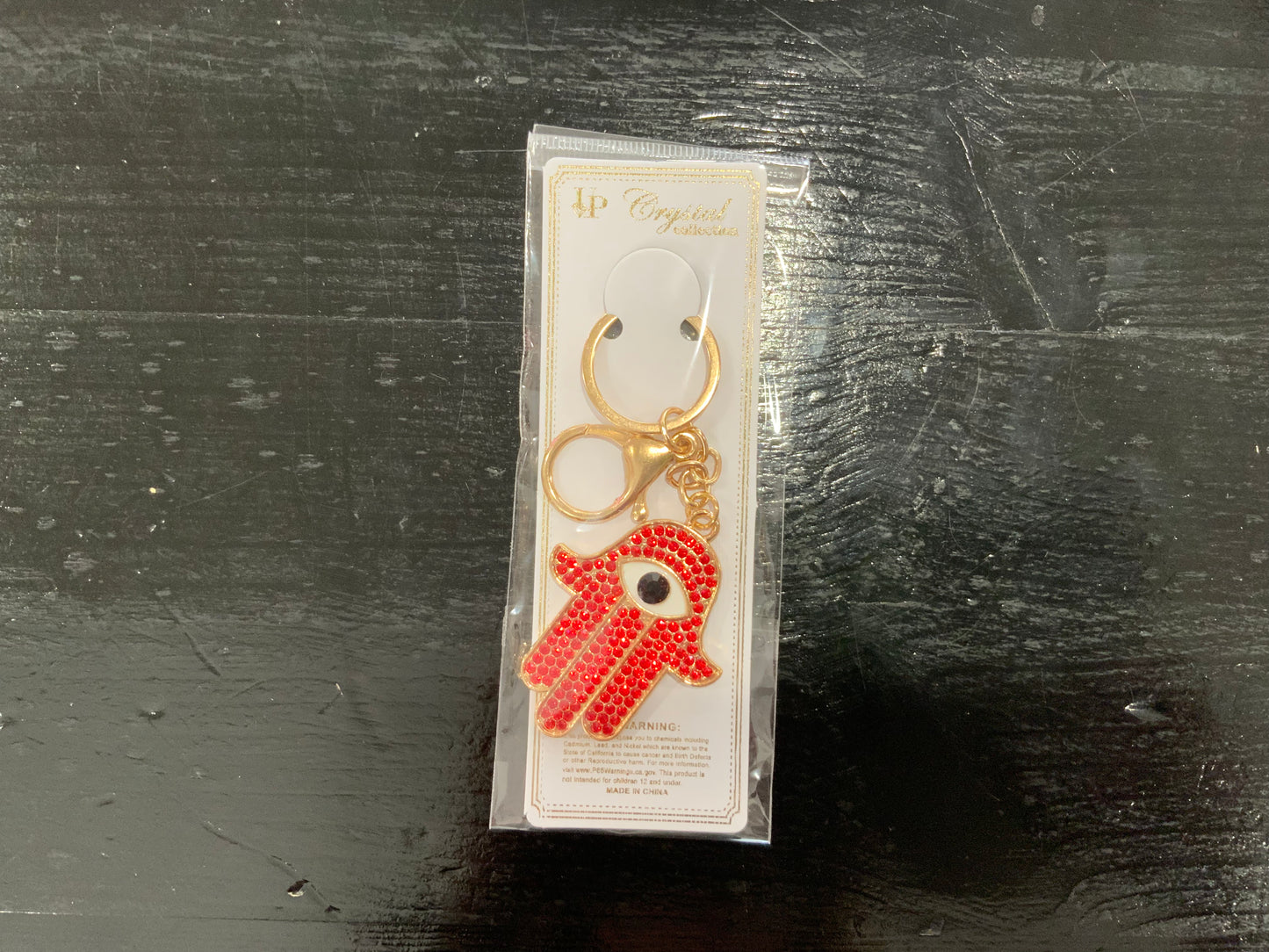 Studded Hand-Eye Keychain