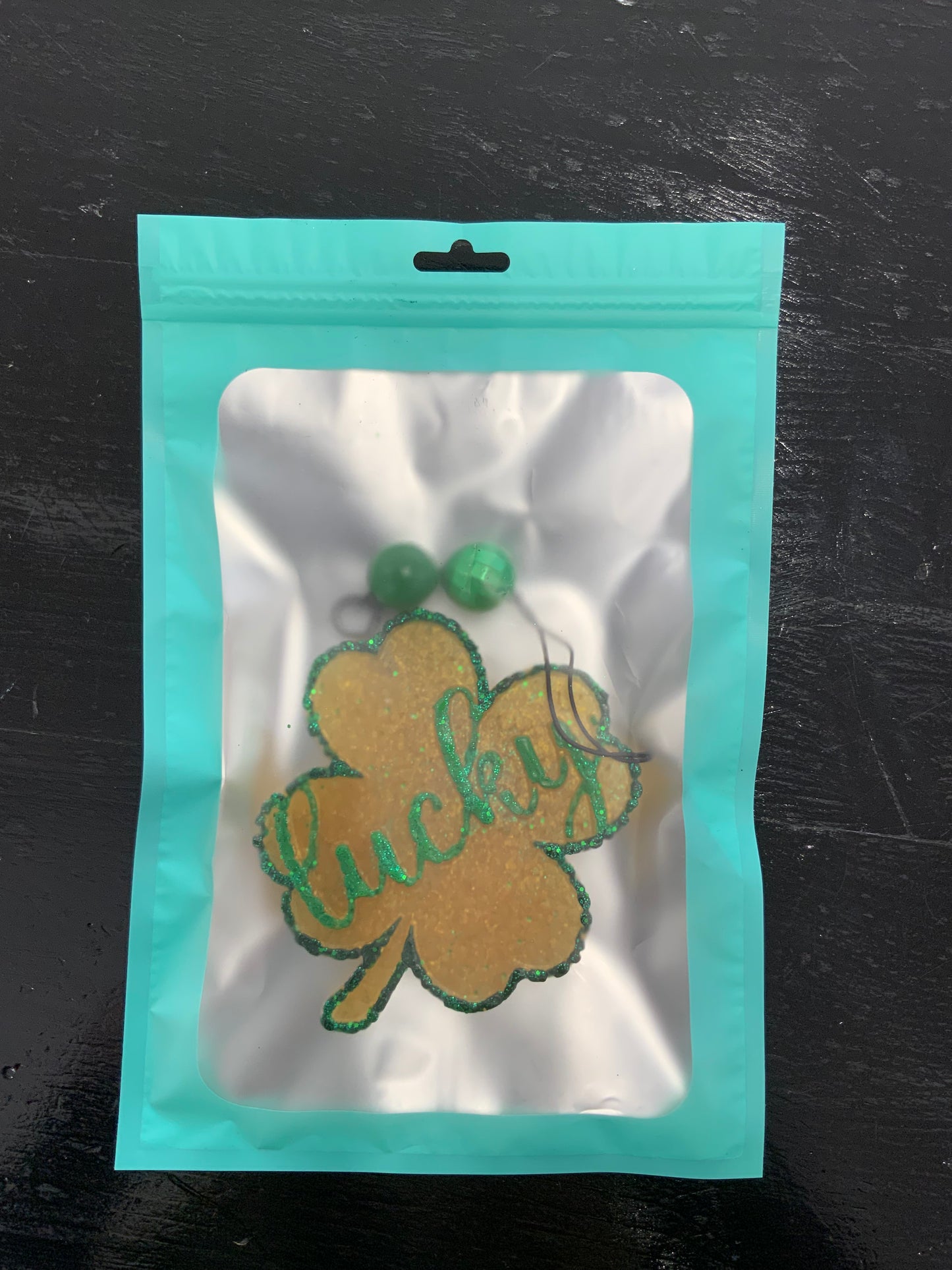 Lucky Shamrock Car Freshie