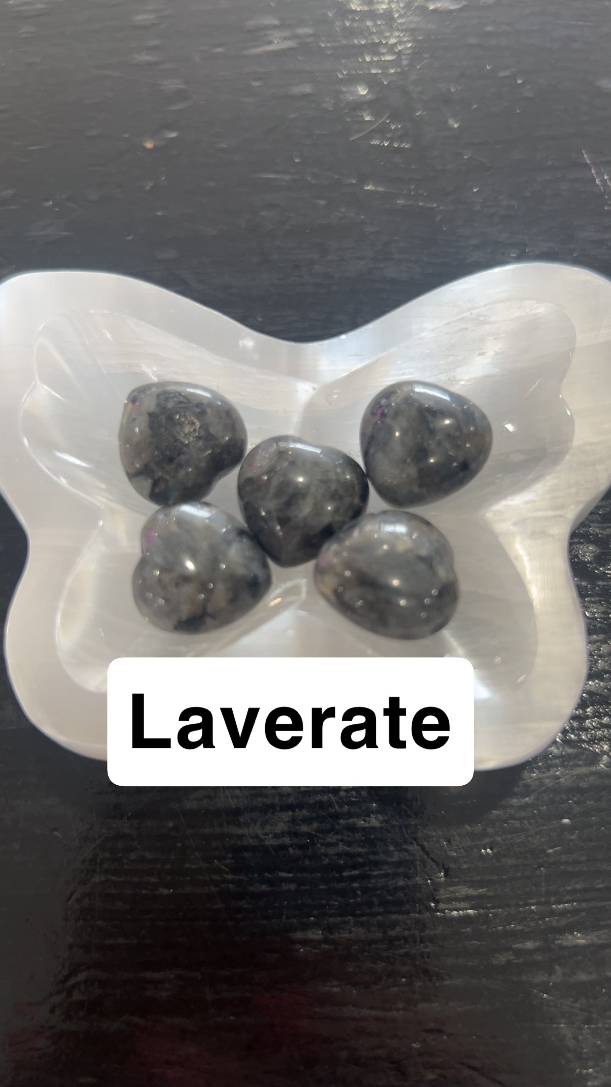 Gemstone Puffy Heart Mini Crystal