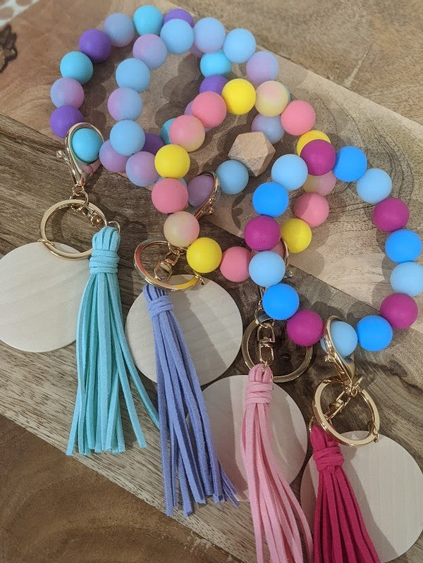 Glo In The Dark Wristlet Key Chain