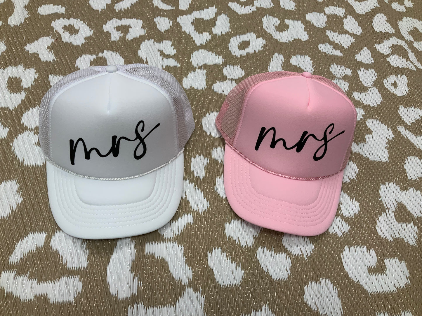 Mrs. Trucker Hat White