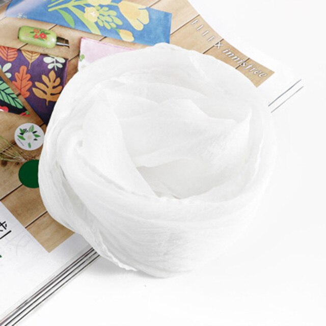 Solid Color Chiffon Scarf