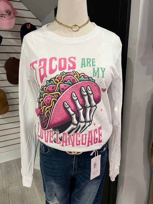 Taco Love Language Long Sleeve