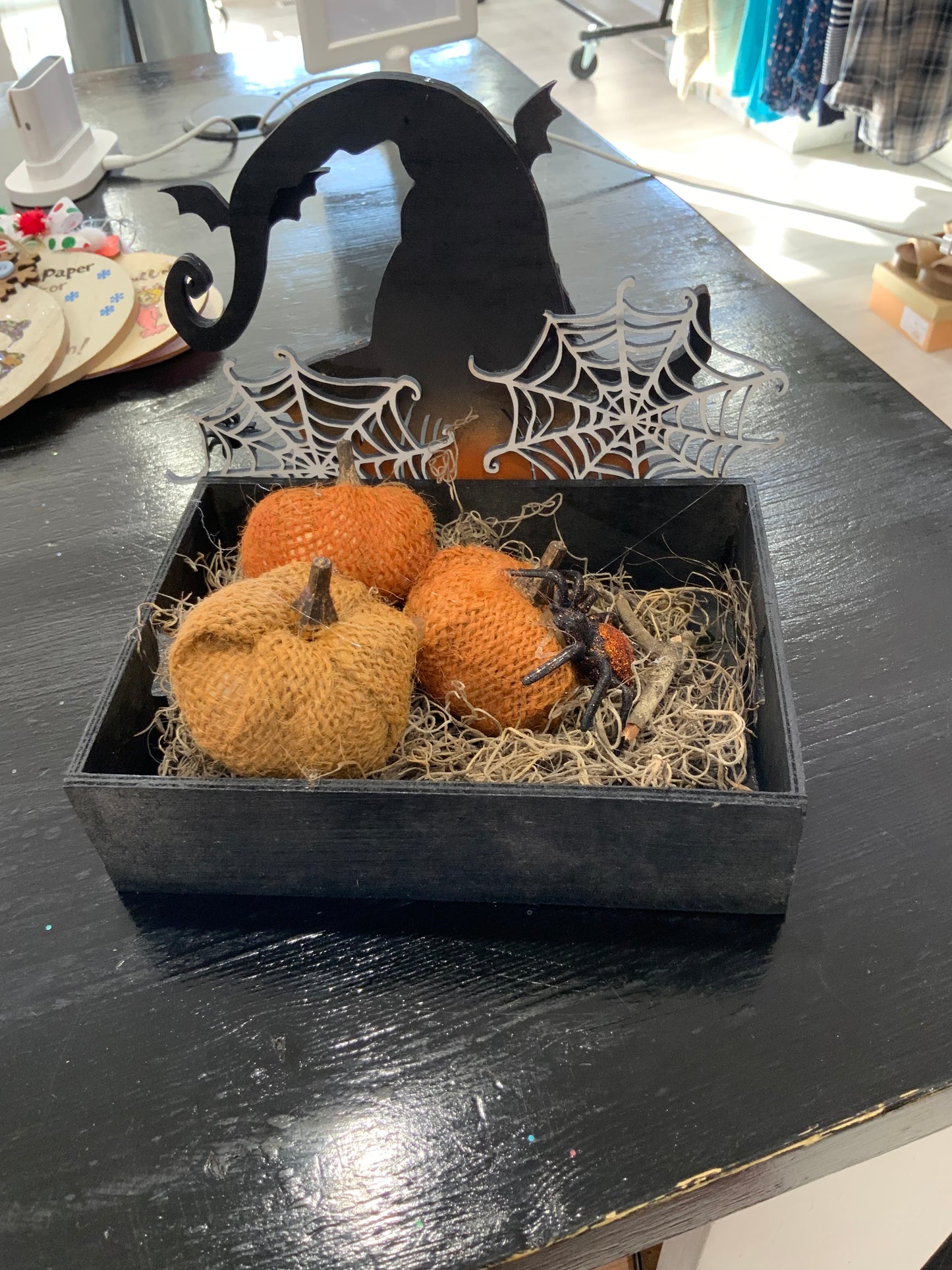 Witch Pumpkin Basket