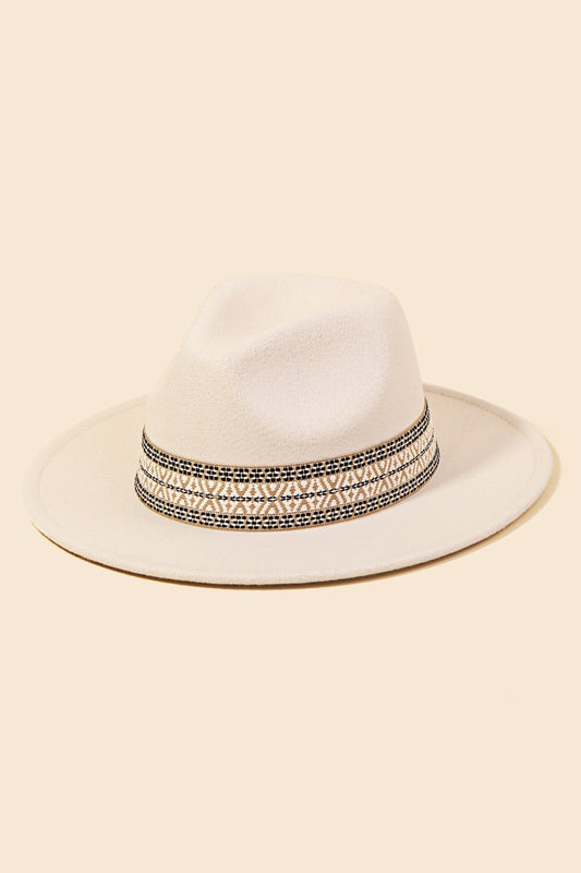 Tribal Strap Fedora Hat