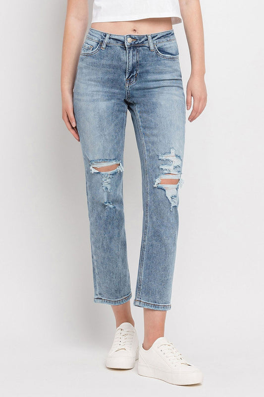 Lovervet High Rise Stretch Crop Denim