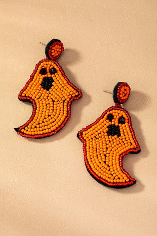 Ghost Bead Earrings