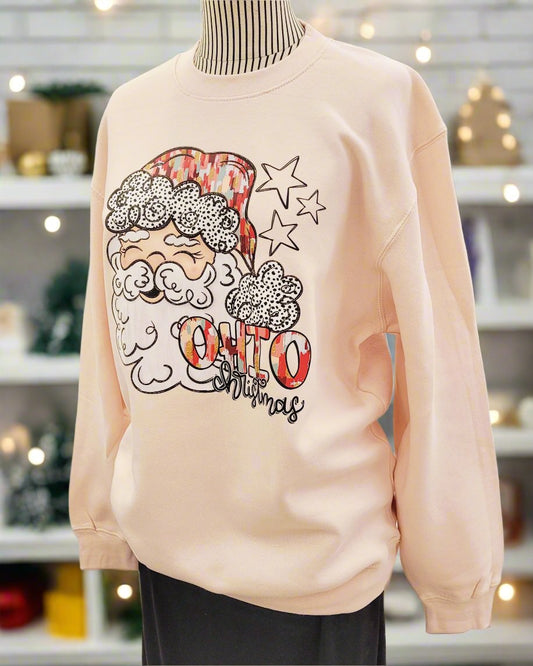 Ohio Christmas Santa Crewneck