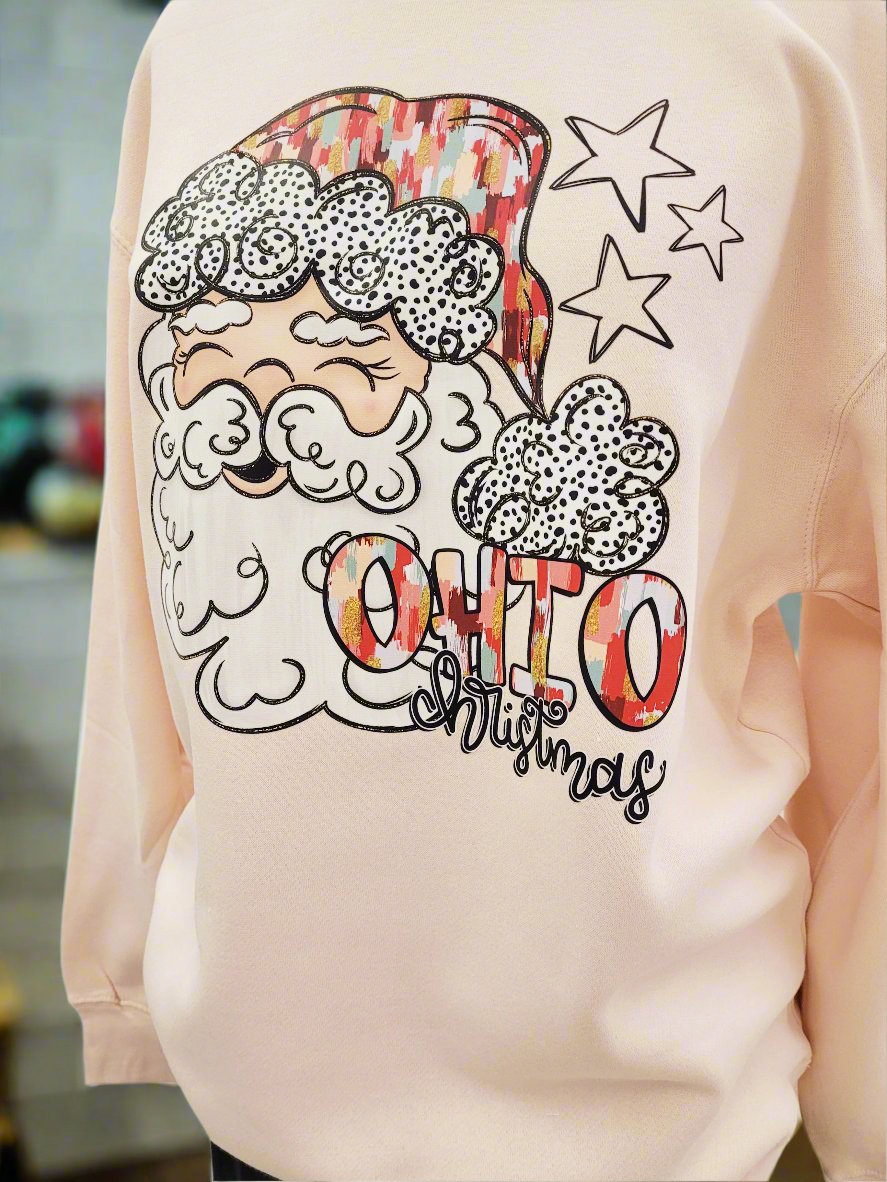 Ohio Christmas Santa Crewneck