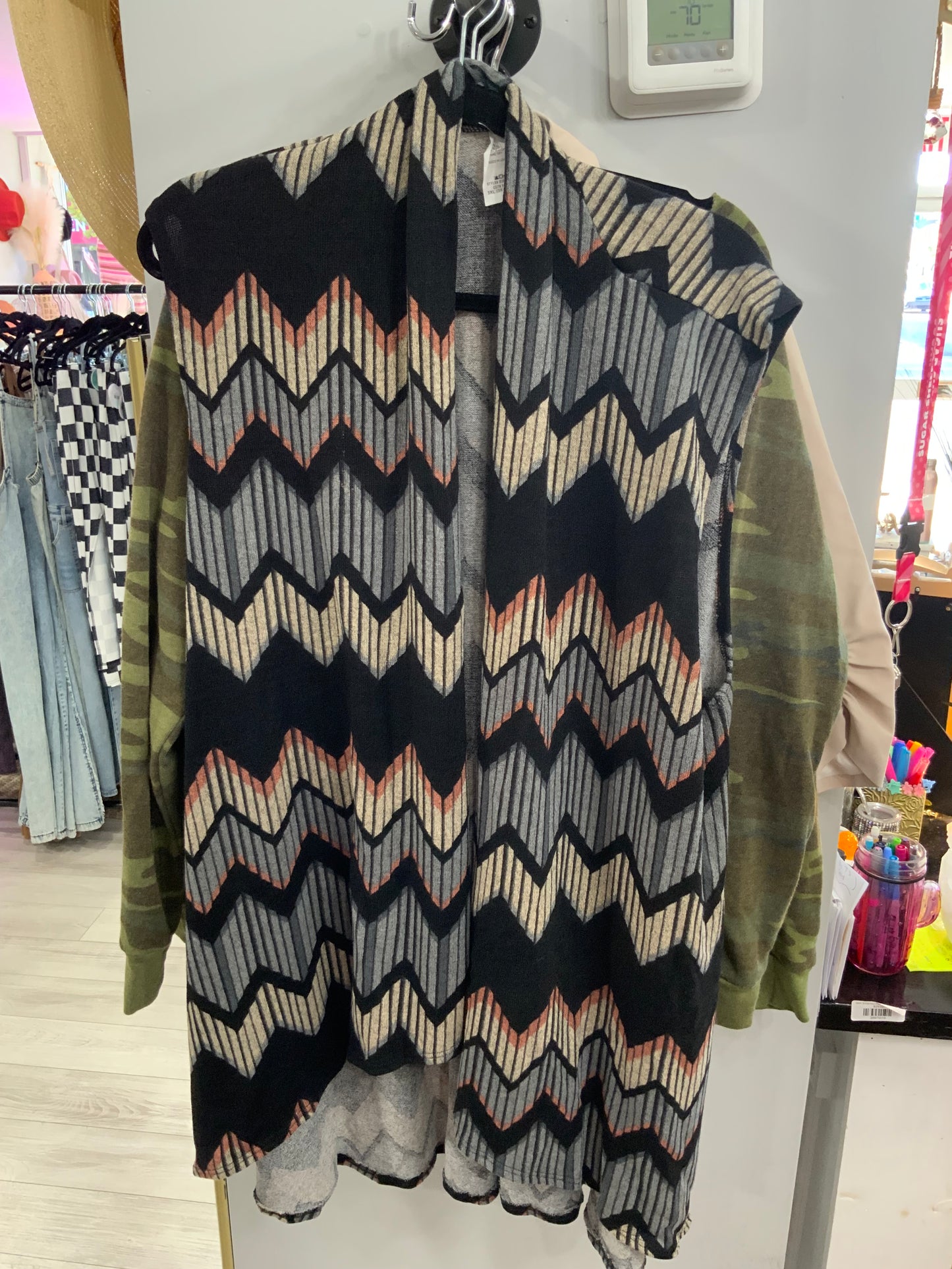 Chevron Multi Color Vest