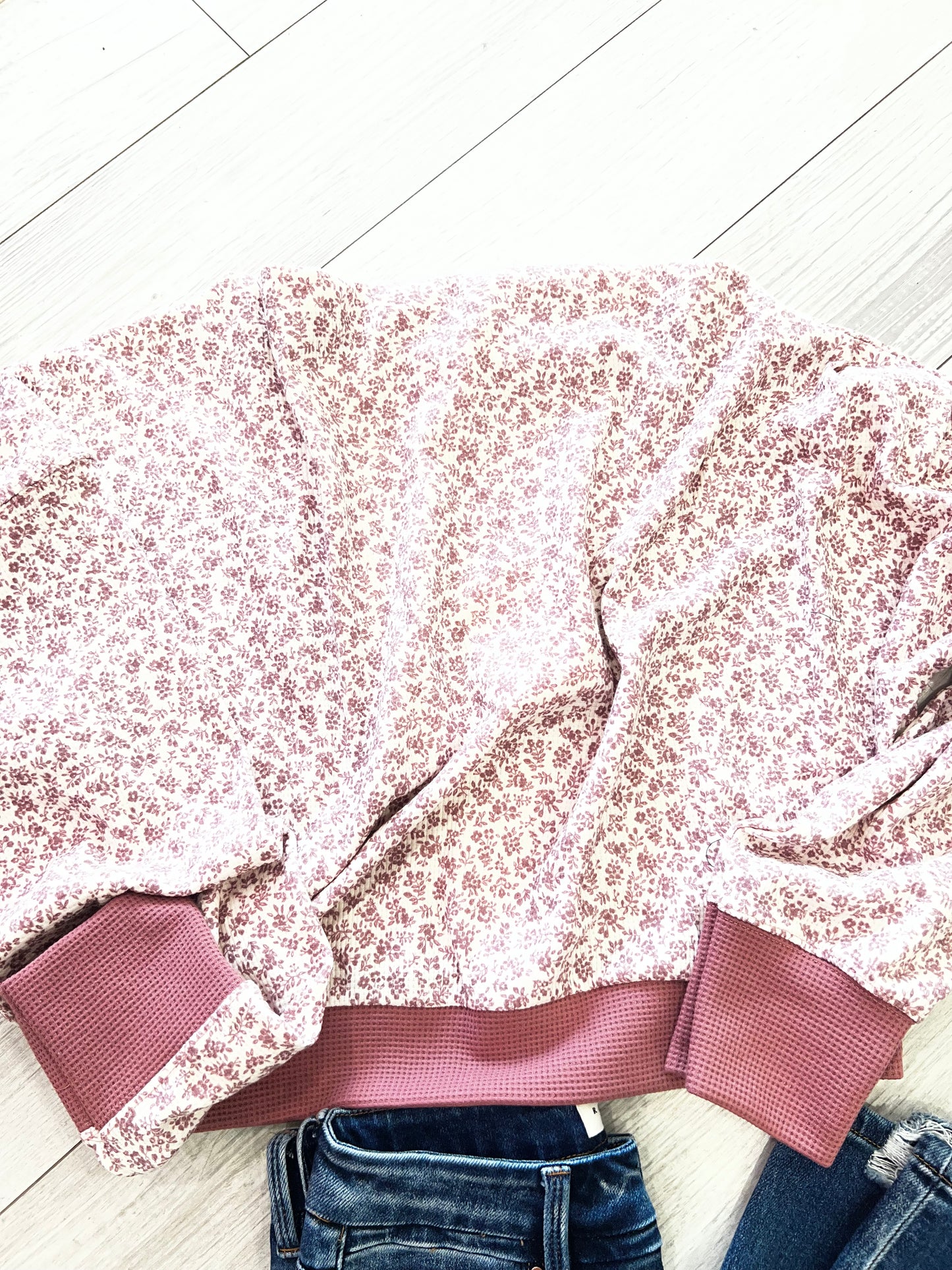 Ditsy Floral One Shoulder Top