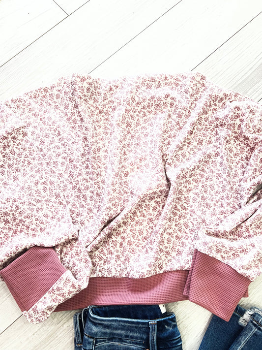 Ditsy Floral One Shoulder Top