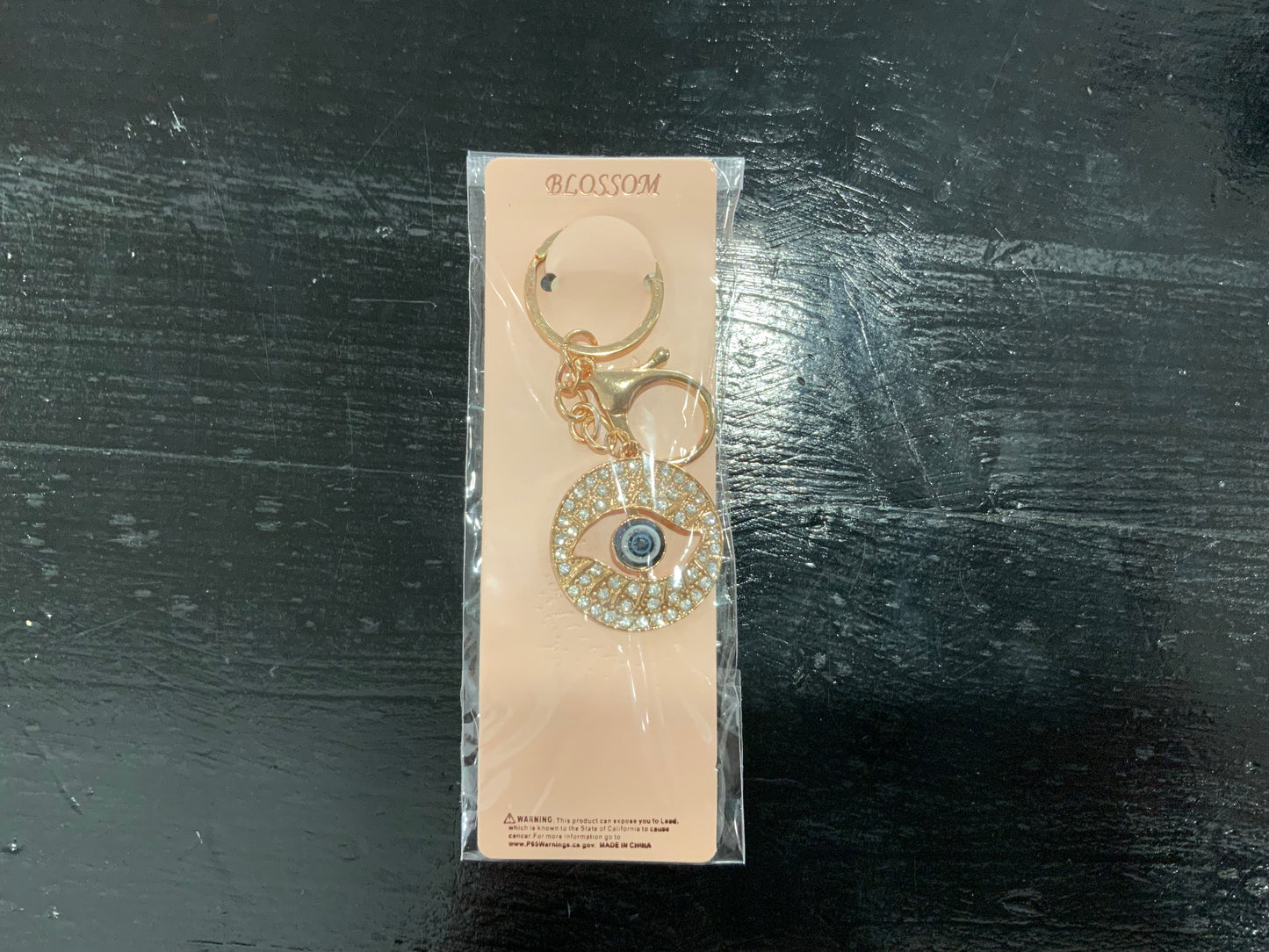 Studded Eye Keychain