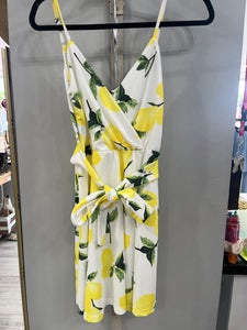 Lemon Sundress w/ Tie