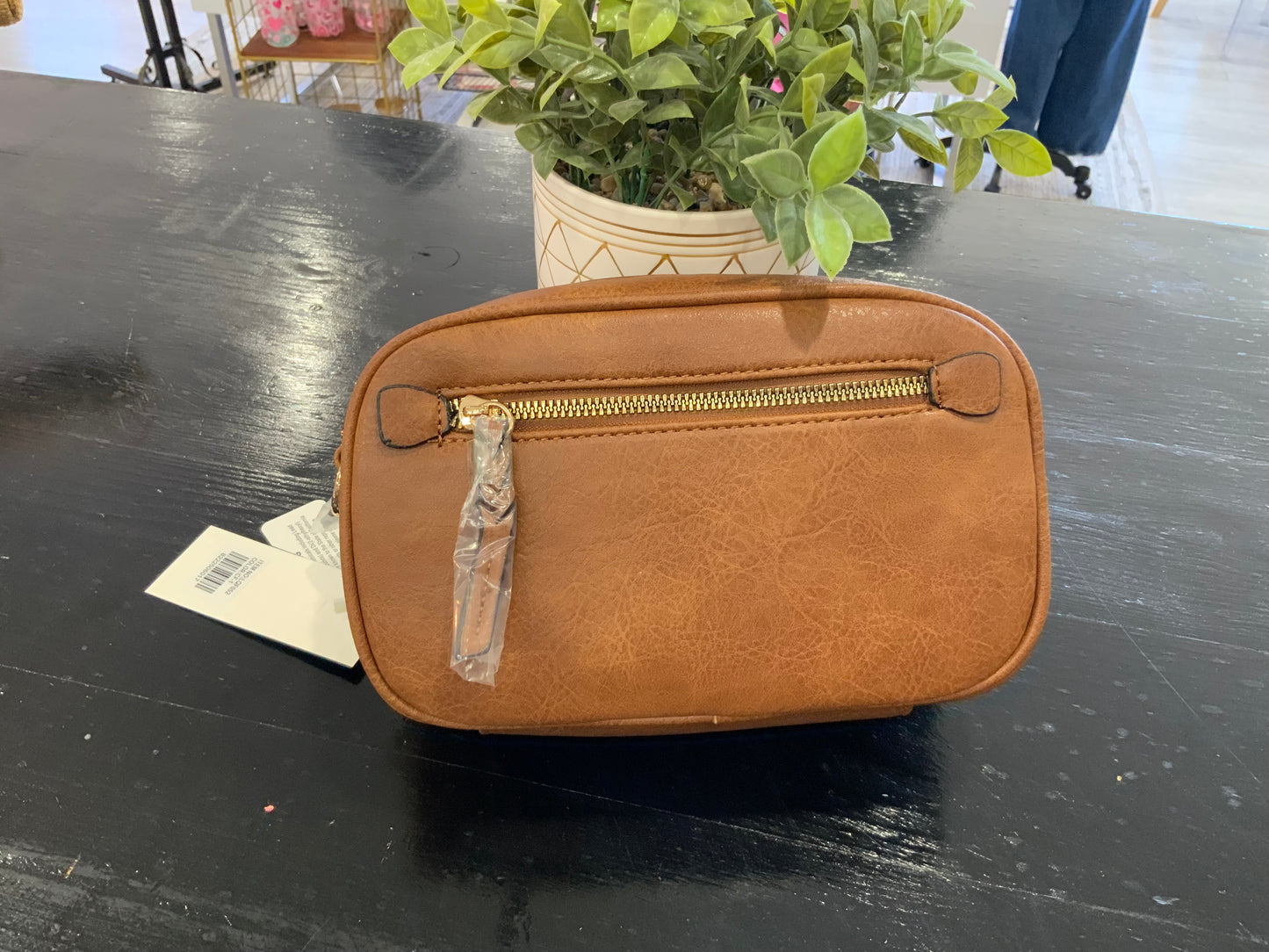 Coffee Boho Crossbody Bag