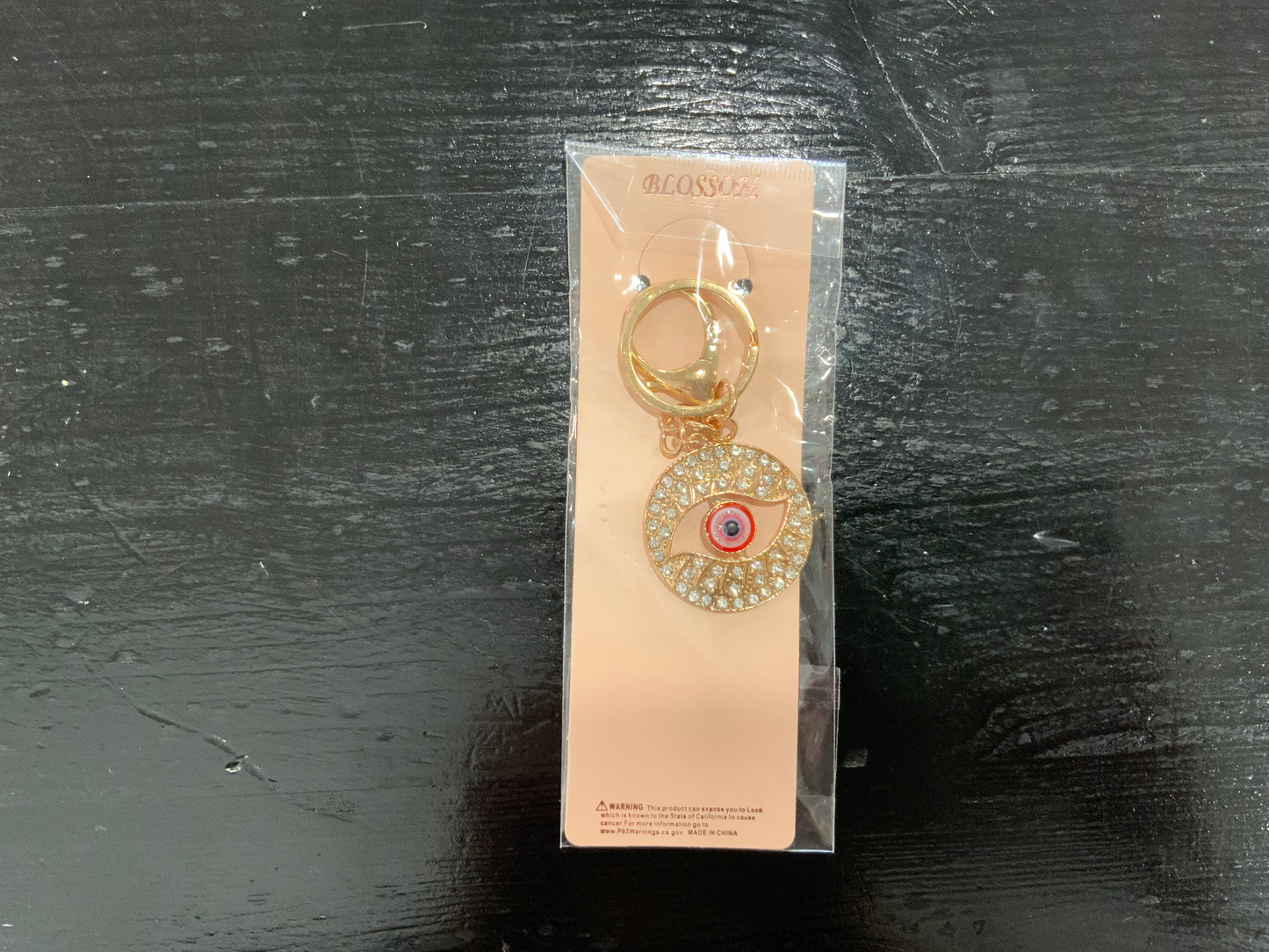 Studded Eye Keychain