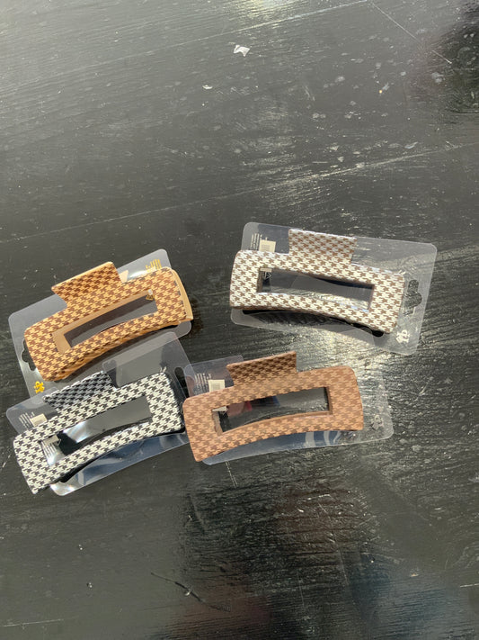 Checkered Claw Clip