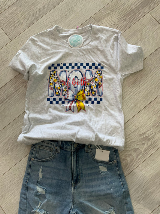 Ash Mom Of Both Sports Tee