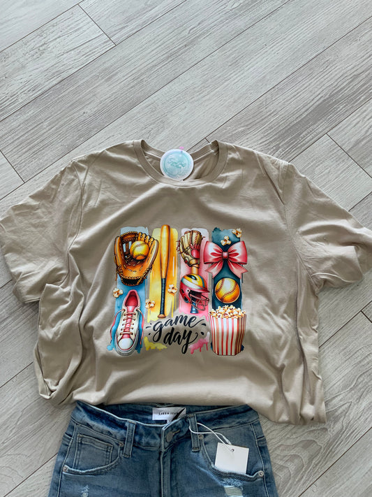 Softball Game Day Tee