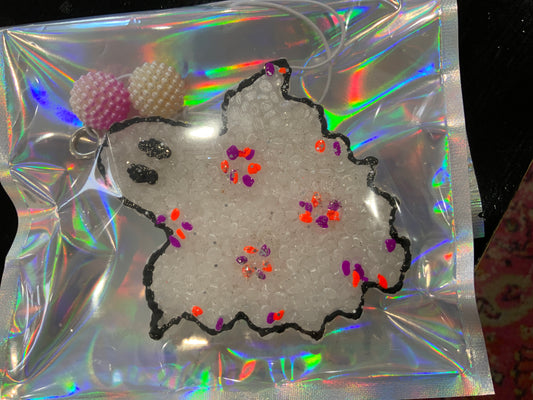 Flower Ghost Car Freshie