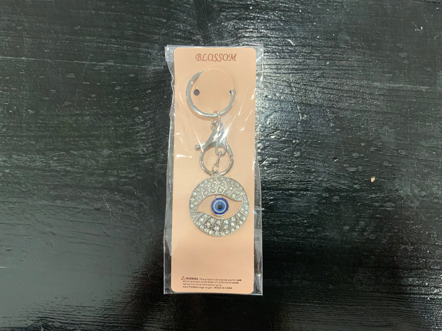 Studded Eye Keychain