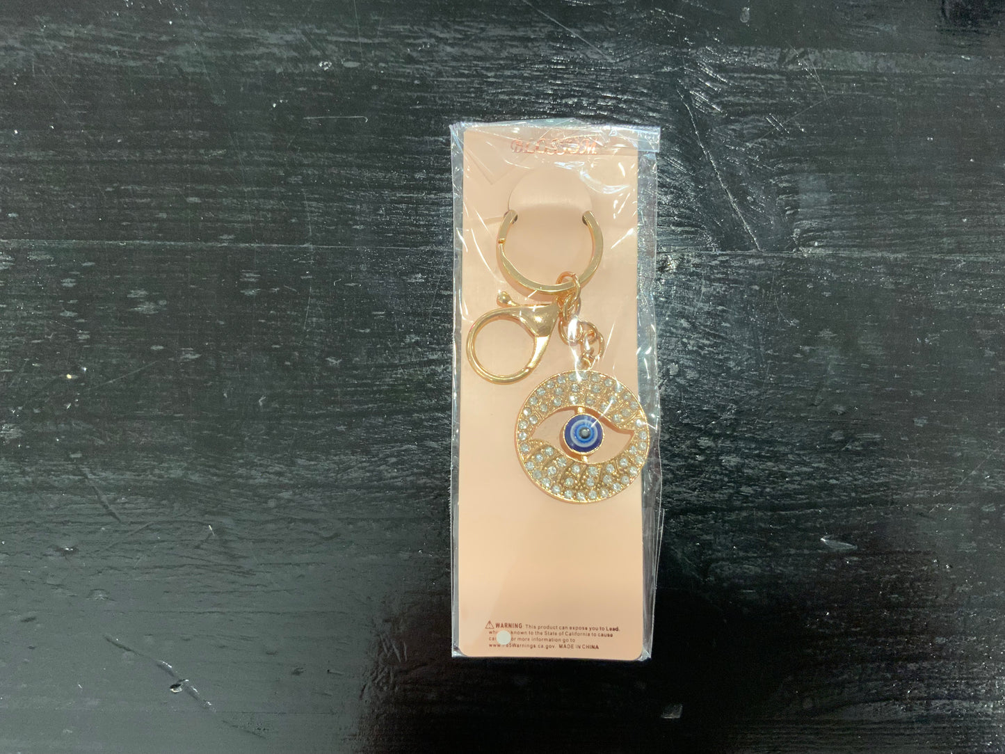 Studded Eye Keychain