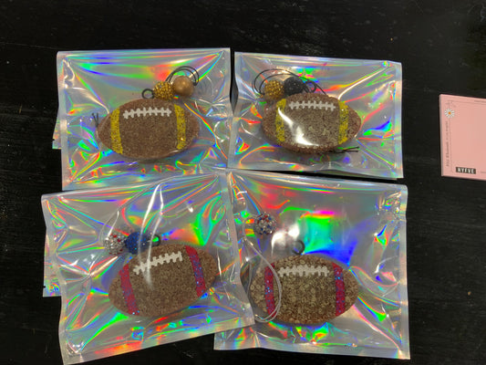 Glitter Football Car Freshie
