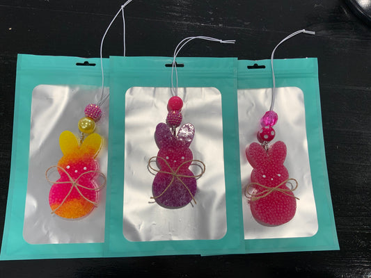 Peep Bunny Car Freshie