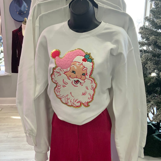 Santa Chenille Sweatshirt