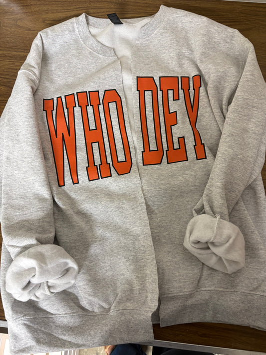 Sports Team Cut Crewneck