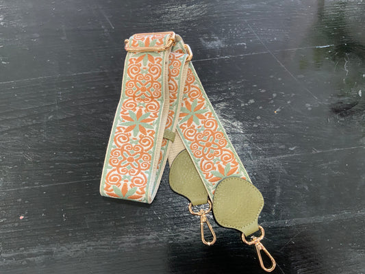 Sage/Beige Guitar Strap