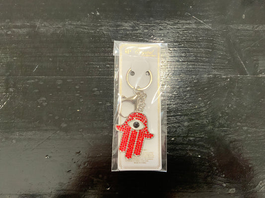Studded Hand-Eye Keychain