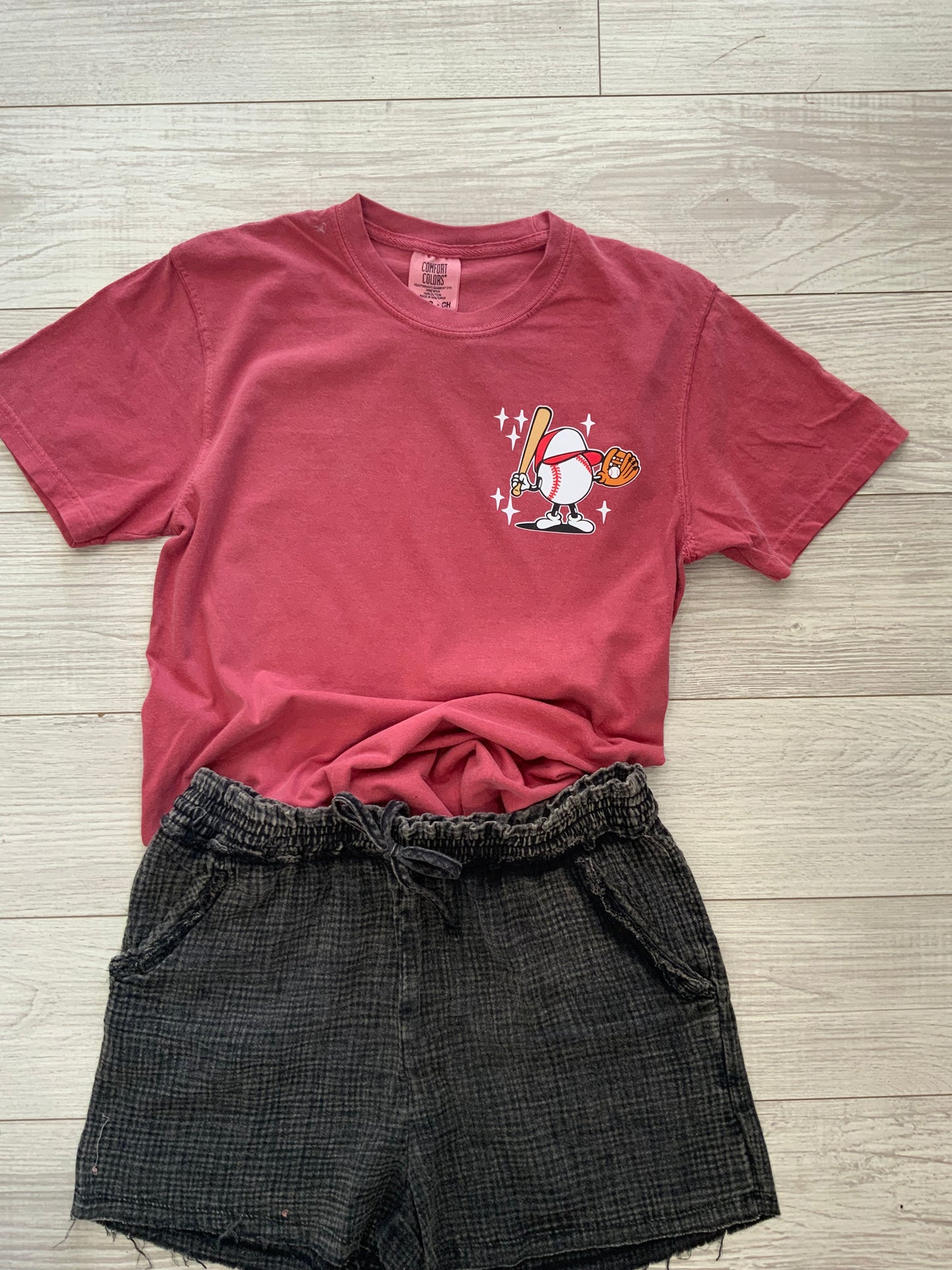 Crimson Umpire Hot Dog Tee