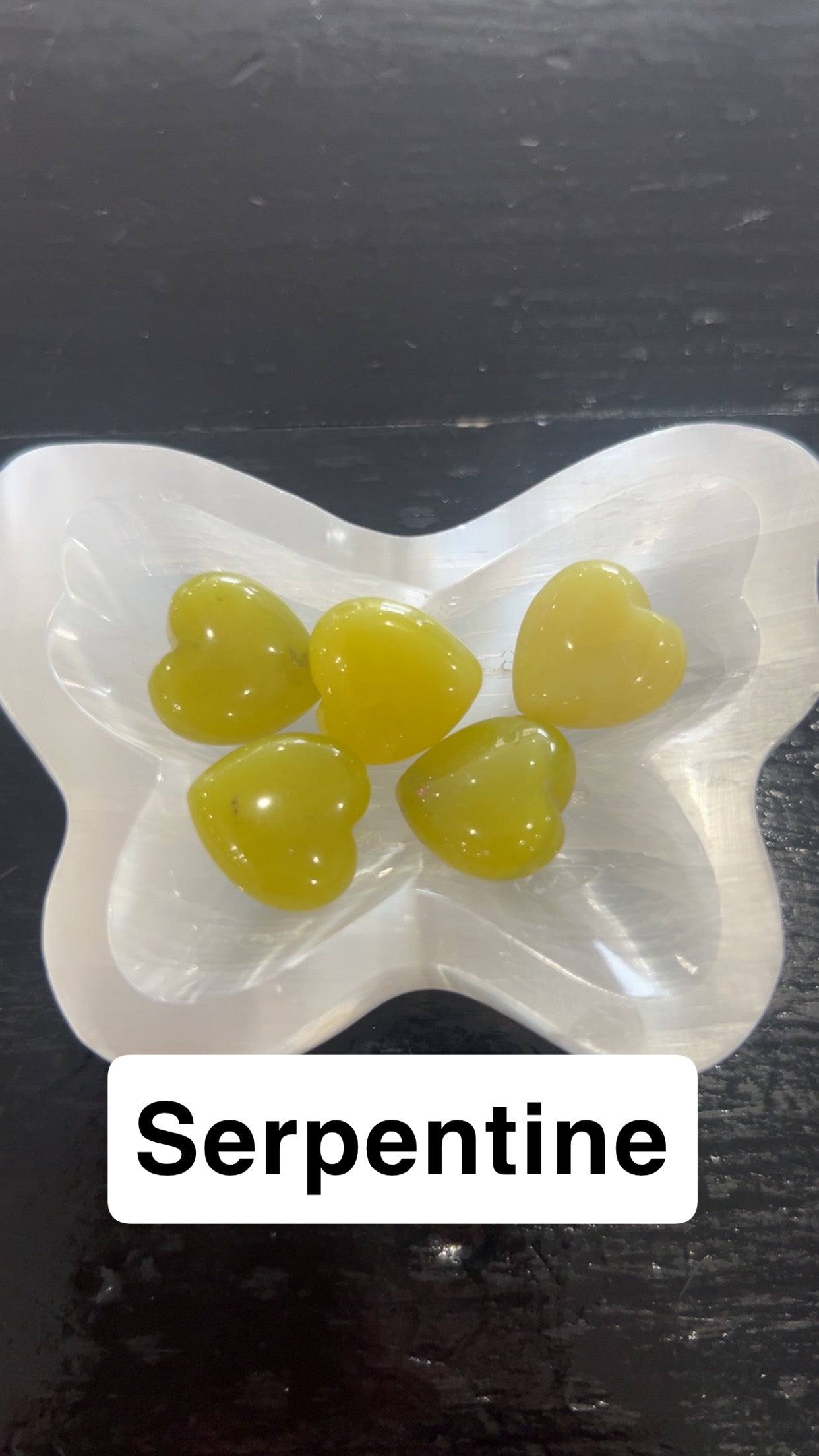 Gemstone Puffy Heart Mini Crystal