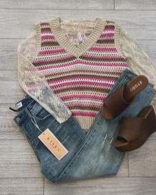 Striped Sweater Vest