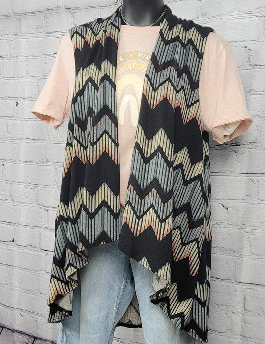 Chevron Multi Color Vest