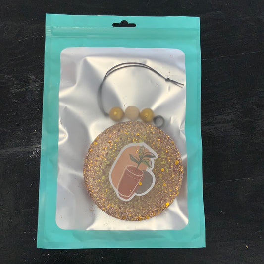 Succulent Car Freshie