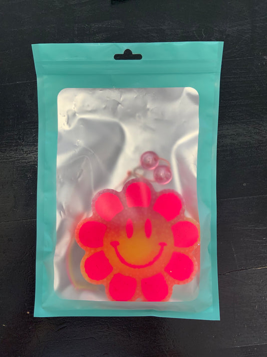 Smiley Daisy Car Freshie